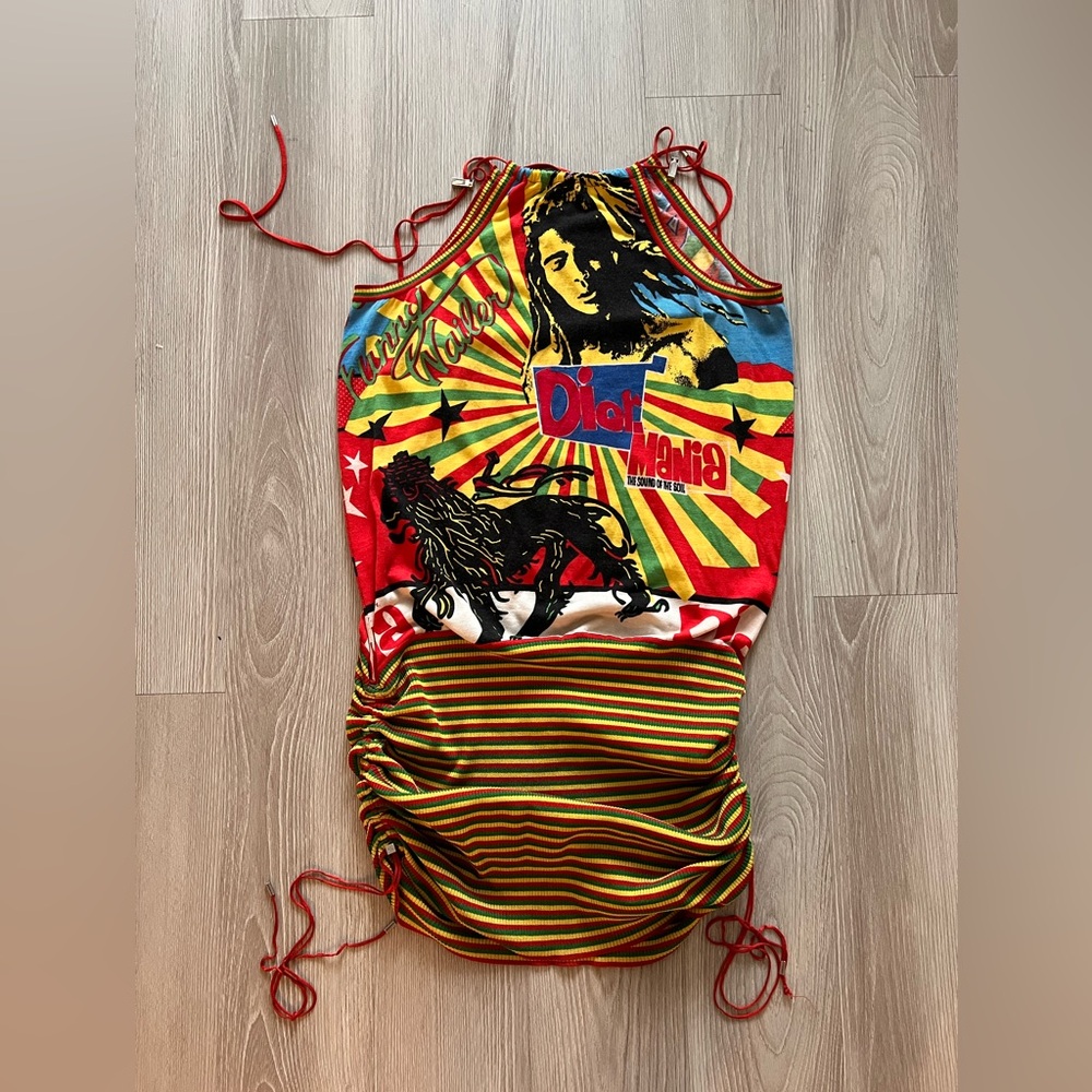 Dior Rasta mania dress